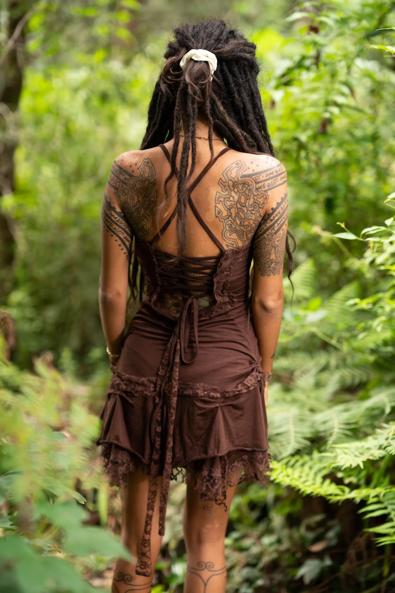 Steampunk Dress - Brown