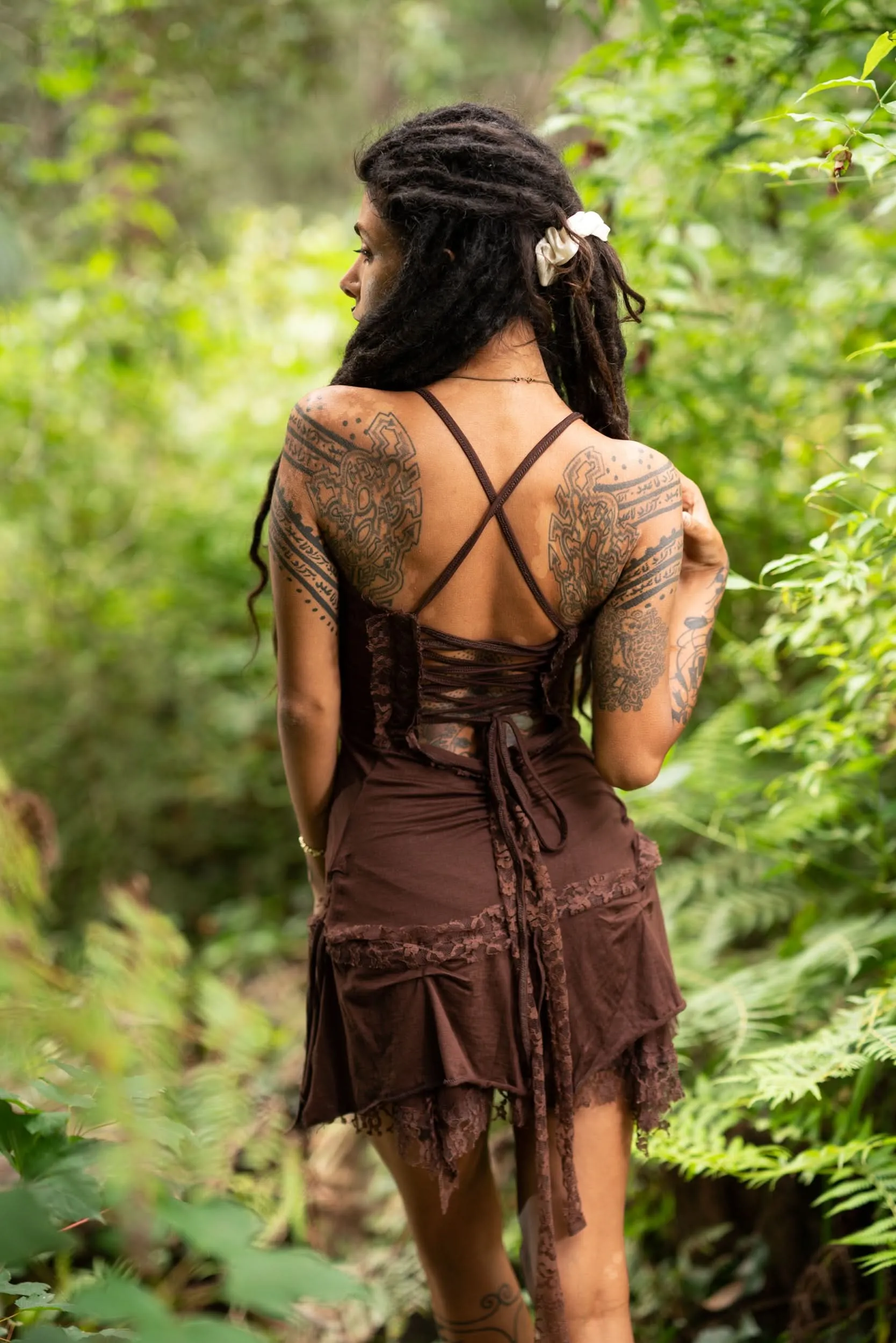 Steampunk Dress - Brown