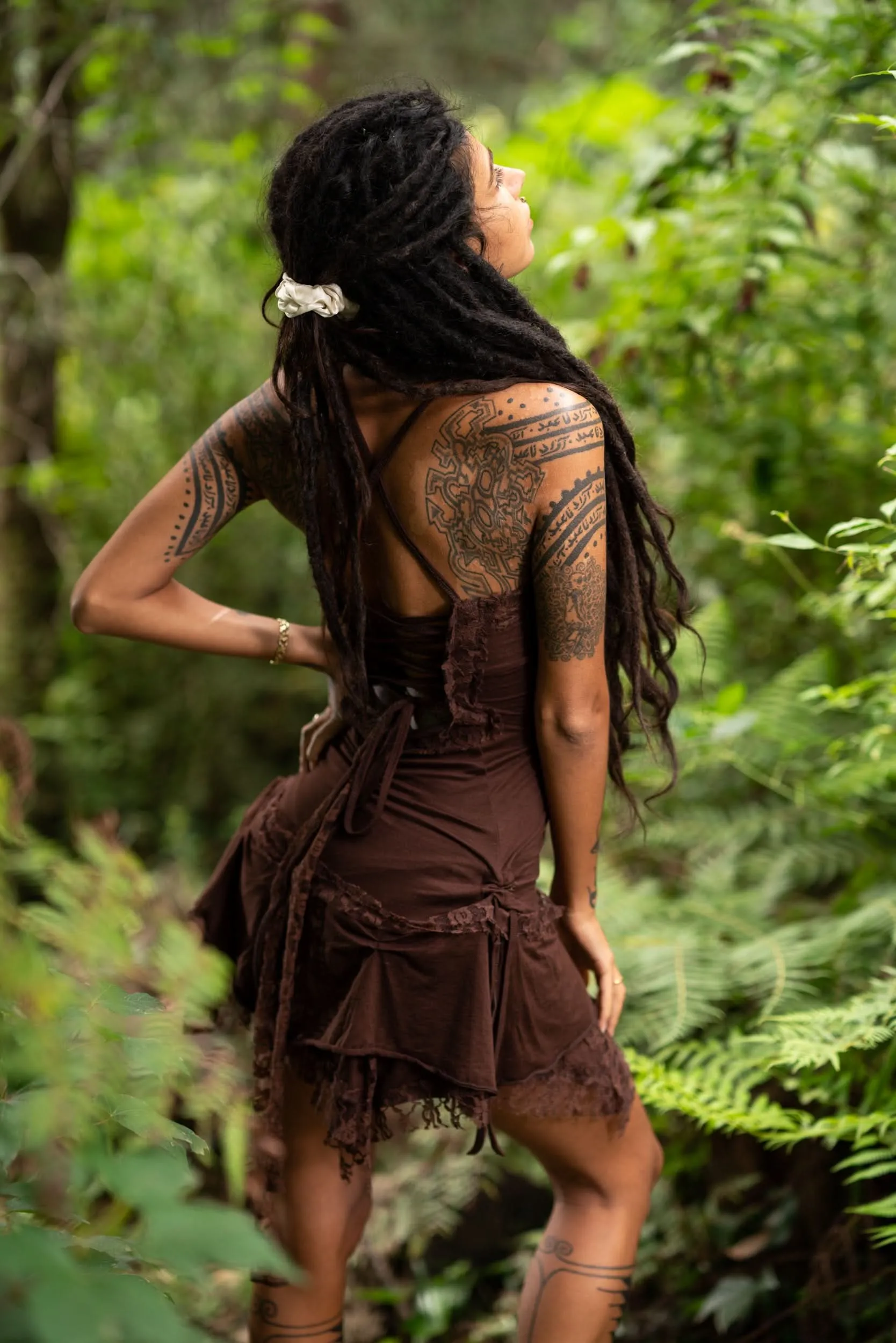 Steampunk Dress - Brown