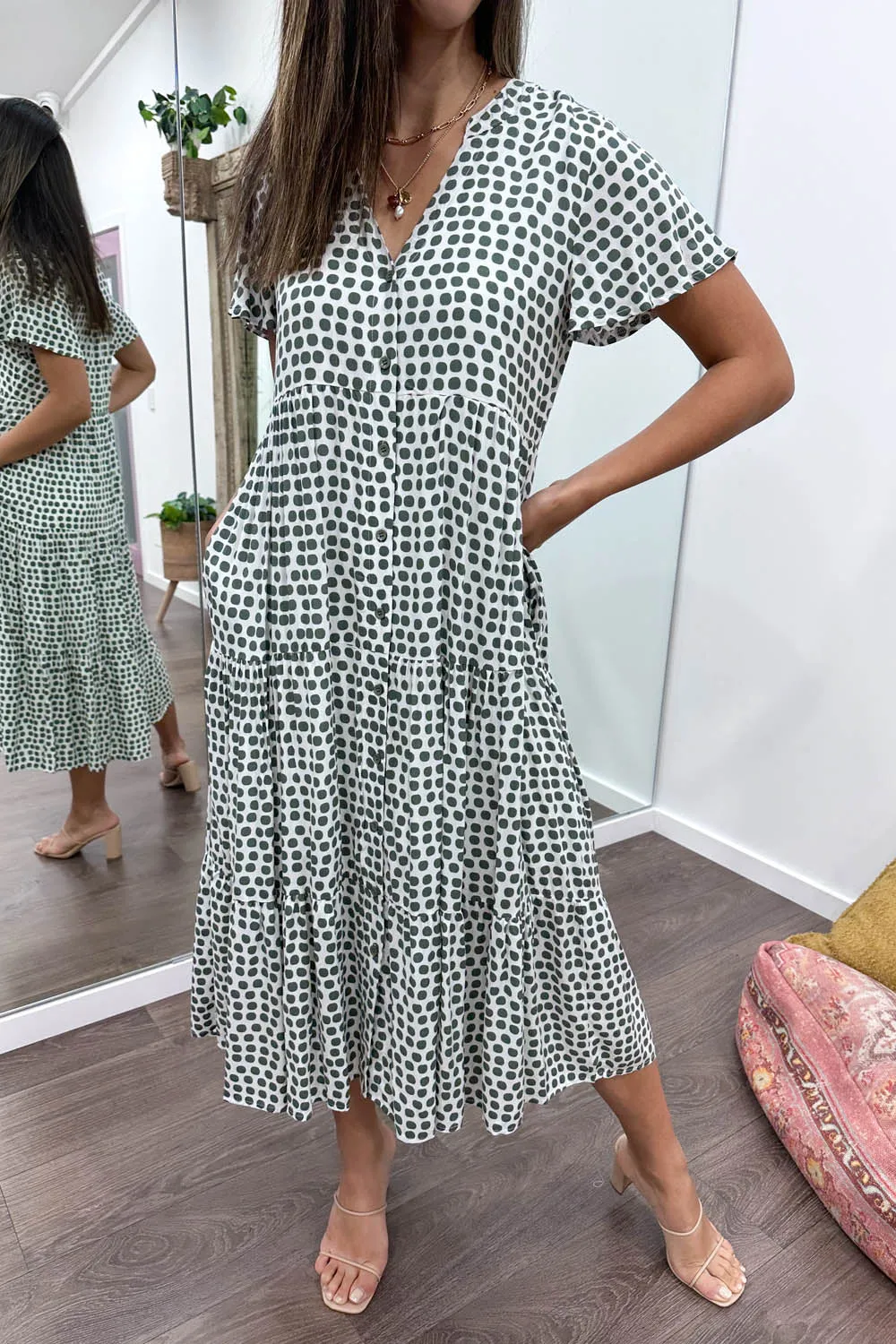 Teacher Print Dress