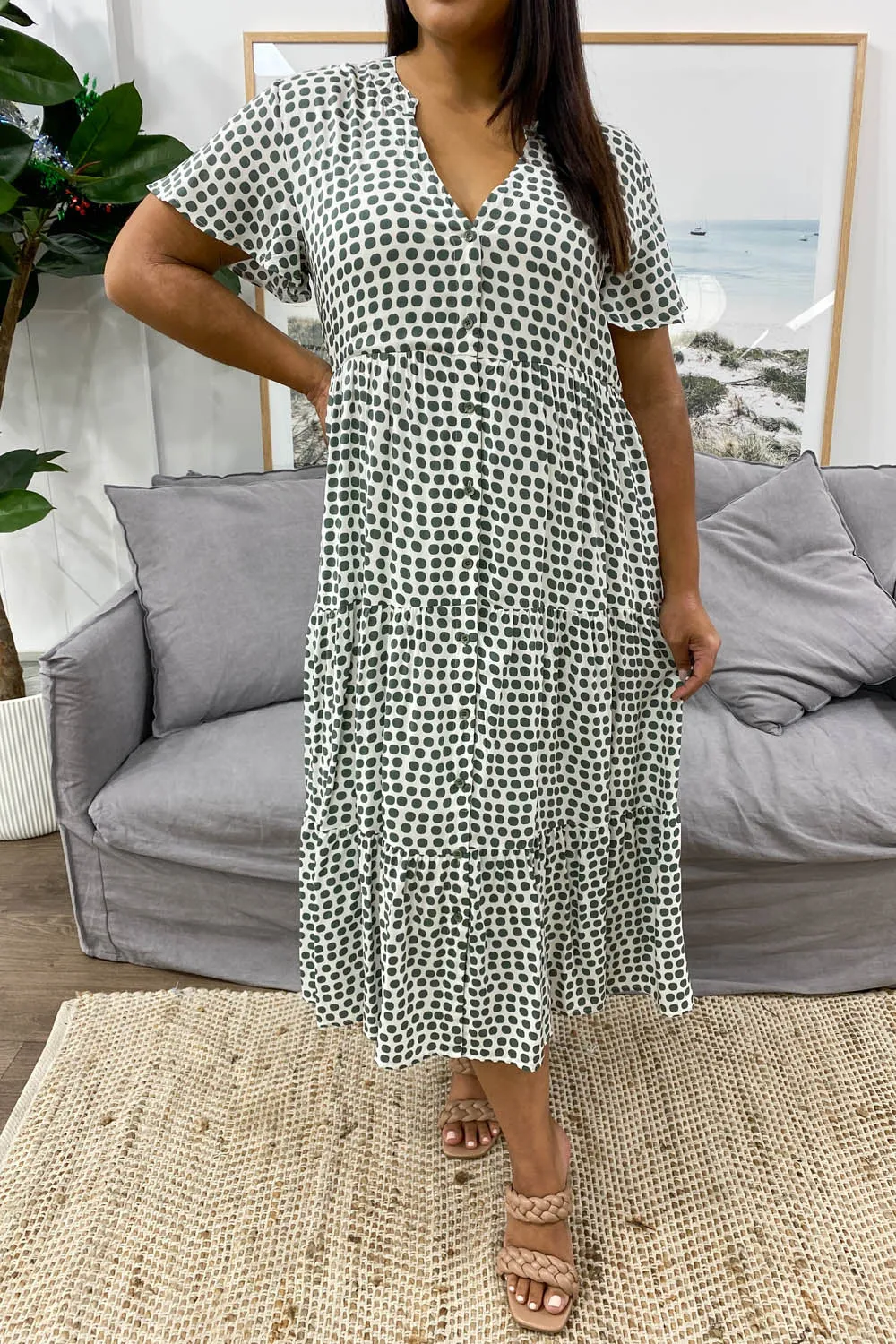 Teacher Print Dress