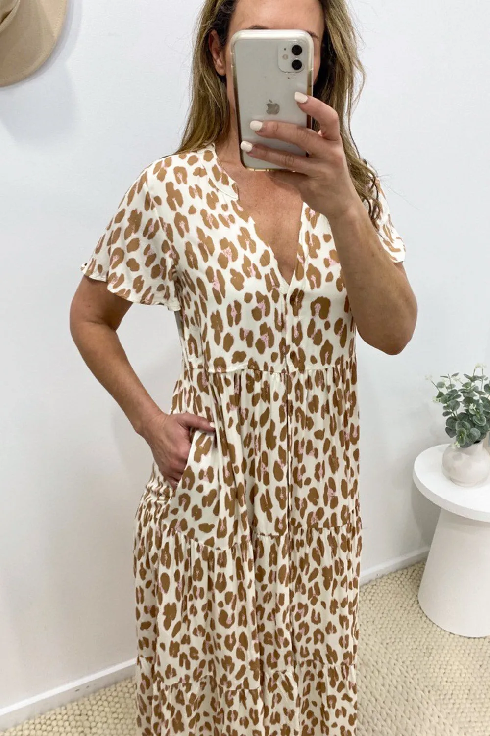 Teacher Print Dress