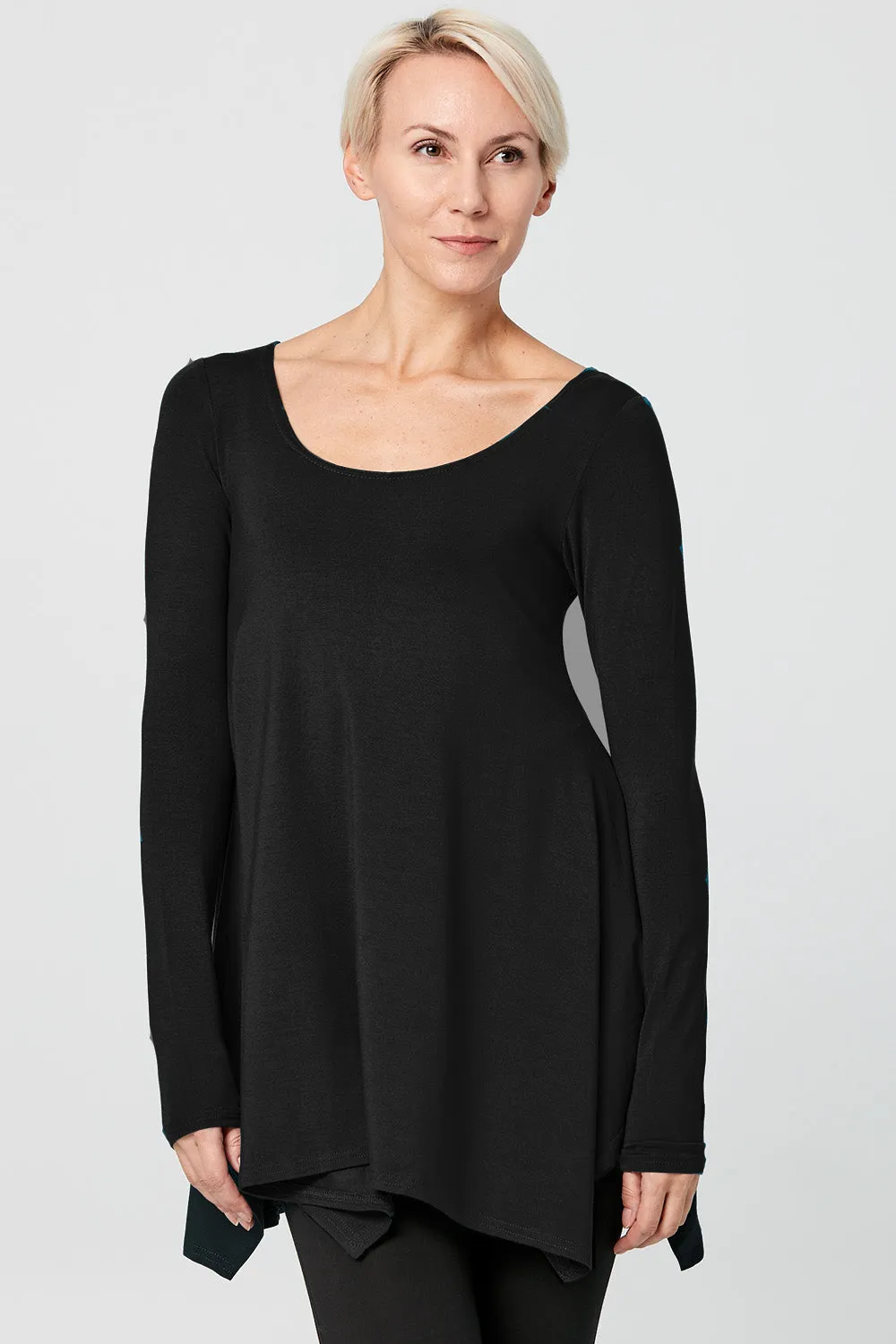 Tencel long sleeve swing Breathe top