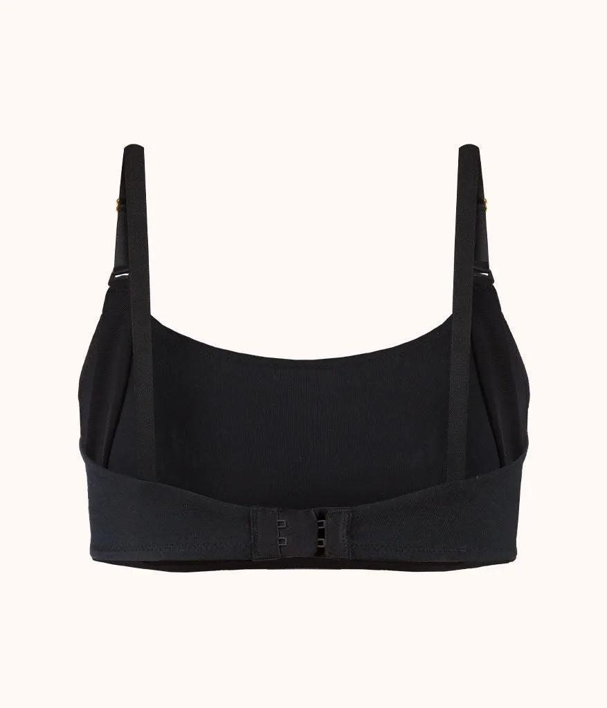 The All-Day Maternity Bralette: Jet Black