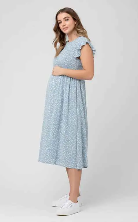 The Perfect Shower Dress!  Ava Shirred Dress by Ripe Maternity