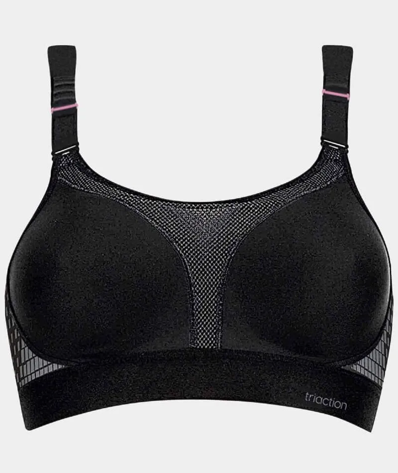 Triumph Triaction Extreme Lite Wire-free Sports Bra - Black