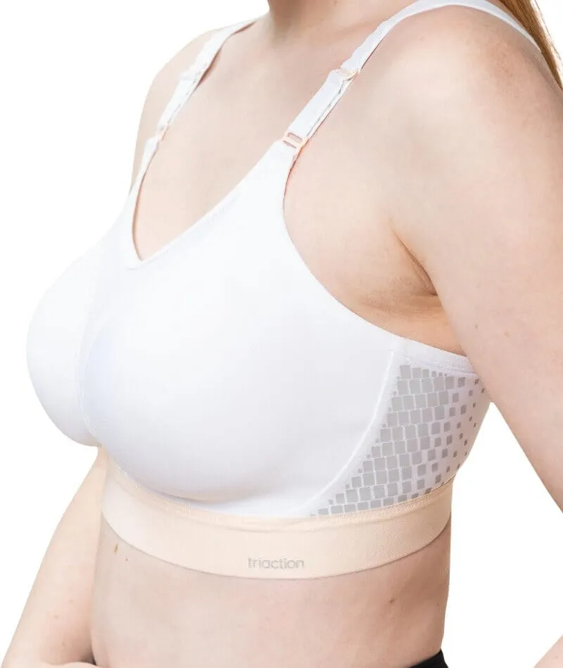 Triumph Triaction Extreme Lite Wire-free Sports Bra - White