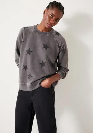 Washed Star Oversized Sweatshirt